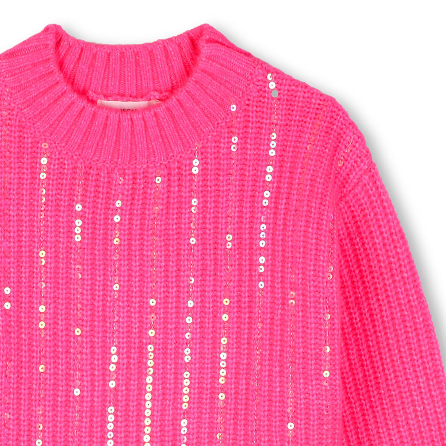 Girls Pink Sequin Sweatshirt, 1, hi-res