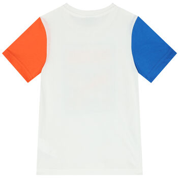 Boys White Logo T-Shirt