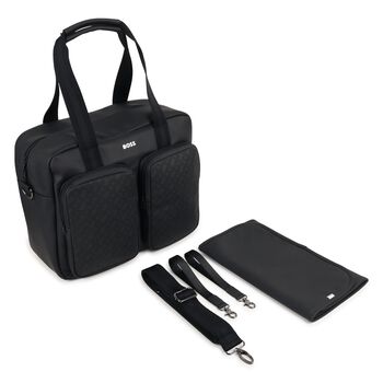 Black Logo Changing Bag