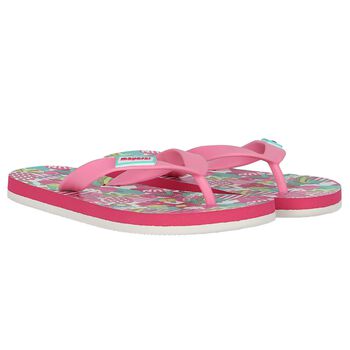 Girls Pink Flip Flops
