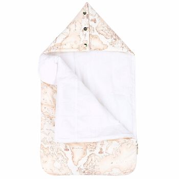 Ivory Geo Map Baby Nest
