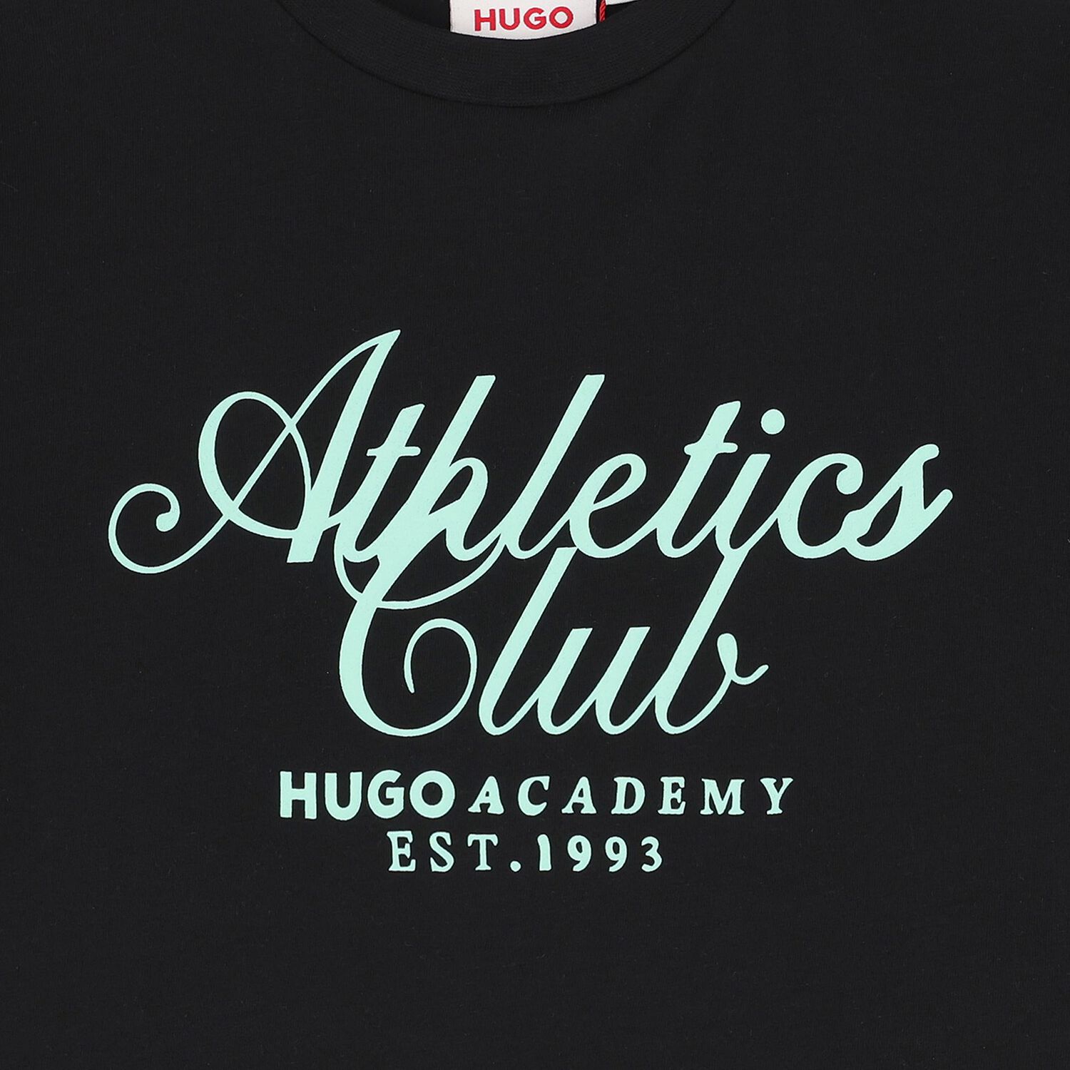 Boys Black Logo T-Shirt, 1, hi-res