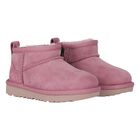 Younger Girls Pink Classic Ultra Mini Suede Boots, 1, hi-res
