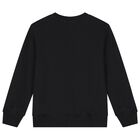 Black Teddy Bear Logo Sweatshirt, 1, hi-res