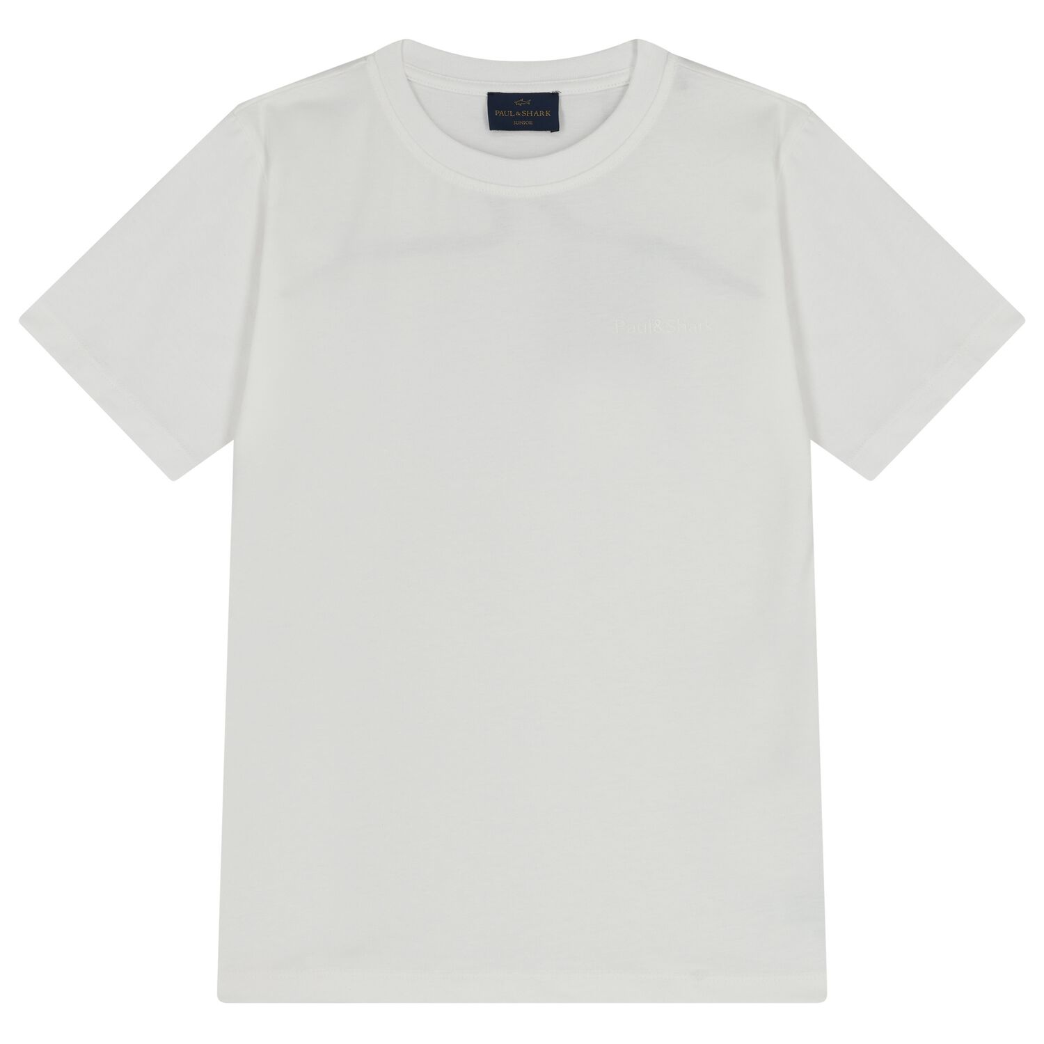 Boys White Logo T-Shirt, 1, hi-res
