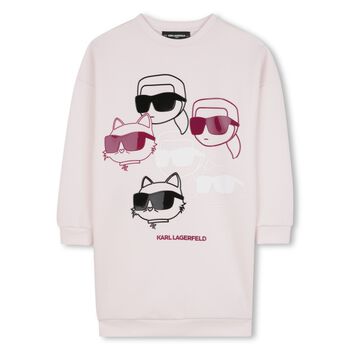 Girls Pink Ikonik Dress