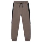 Boys Beige Joggers, 1, hi-res