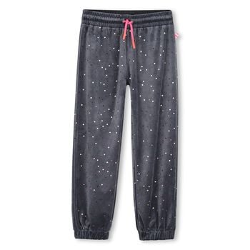 Girls Grey Dot Trousers