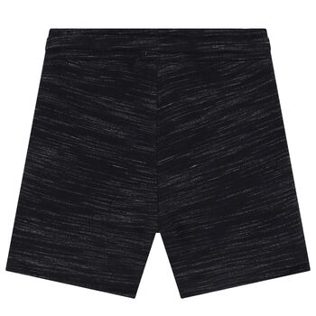Younger Girls Black Jersey Shorts