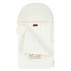 مدس بالشعار باللون العاجي والذهبي, 1, hi-res