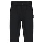 Younger Boys Black, Beige & White Logo Tracksuit Set, 1, hi-res