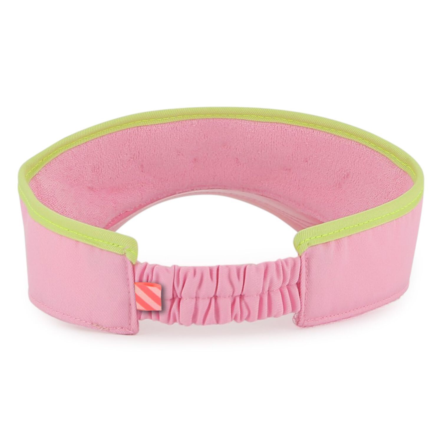 Girls Pink Logo Sun Visor, 1, hi-res