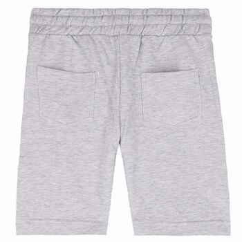Boys Grey Logo Shorts