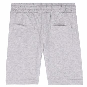 Boys Grey Logo Shorts