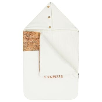 Ivory & Beige Geo Map Baby Nest
