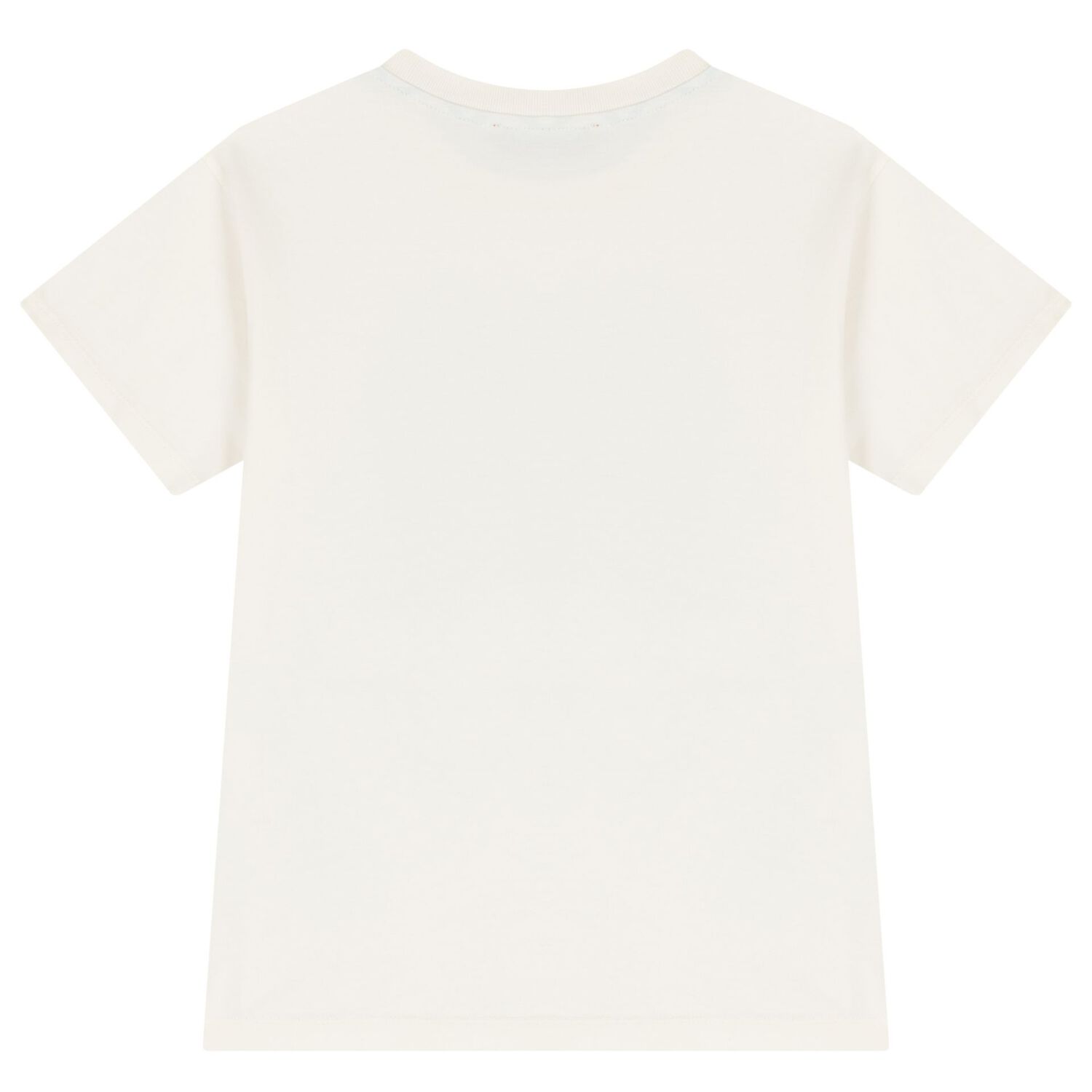 Boys Ivory Zig Zag Logo T-Shirt, 1, hi-res