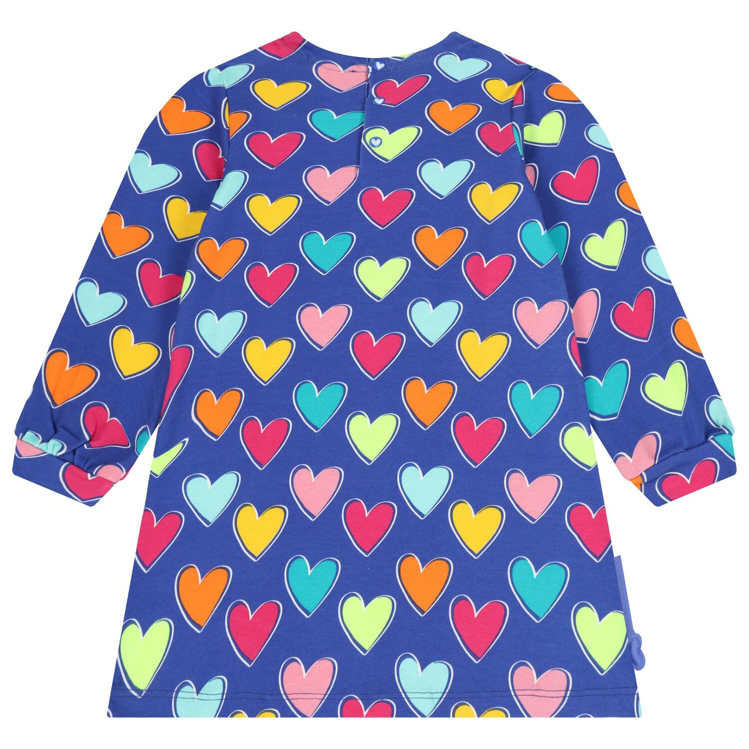 Girls Blue Heart Dress Set, 1, hi-res image number null