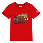 Boys Red Logo T-Shirt, 2, hi-res