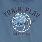 Boys Blue & Navy Blue Basketball Tracksuit, 1, hi-res