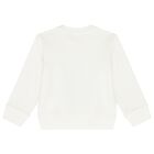 Younger Boys Ivory Logo Sweatshirt, 1, hi-res