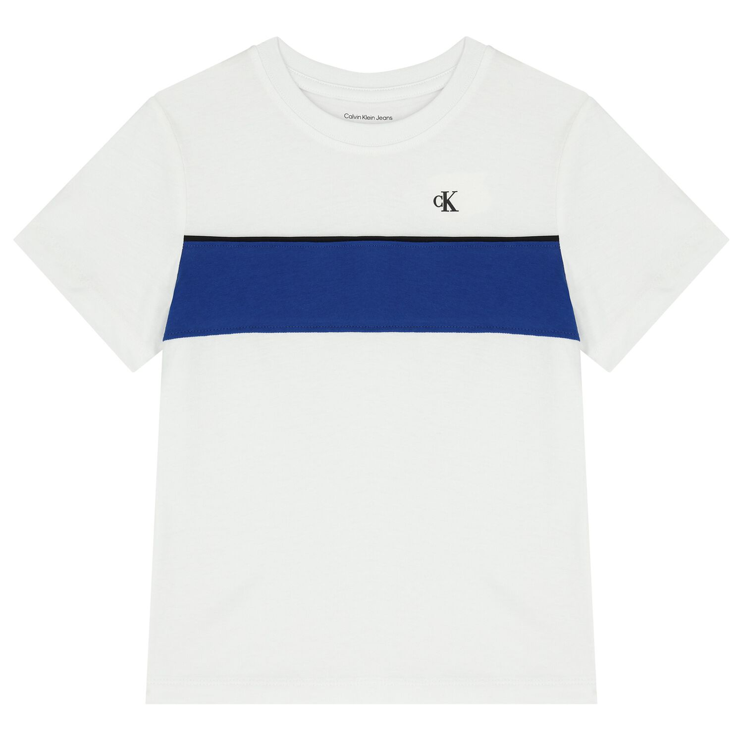 Boys White Logo T-Shirt, 1, hi-res