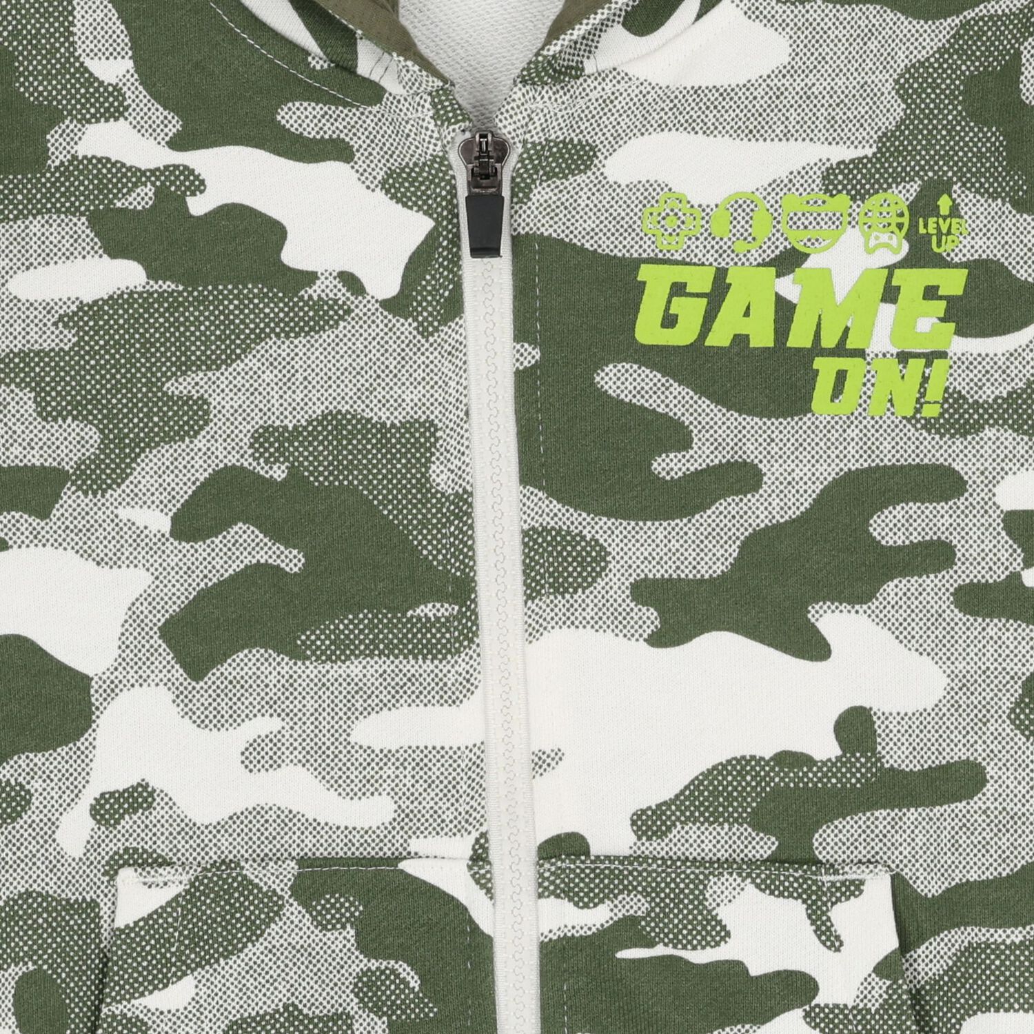 Boys Green Camouflage Tracksuit, 2, hi-res image number null