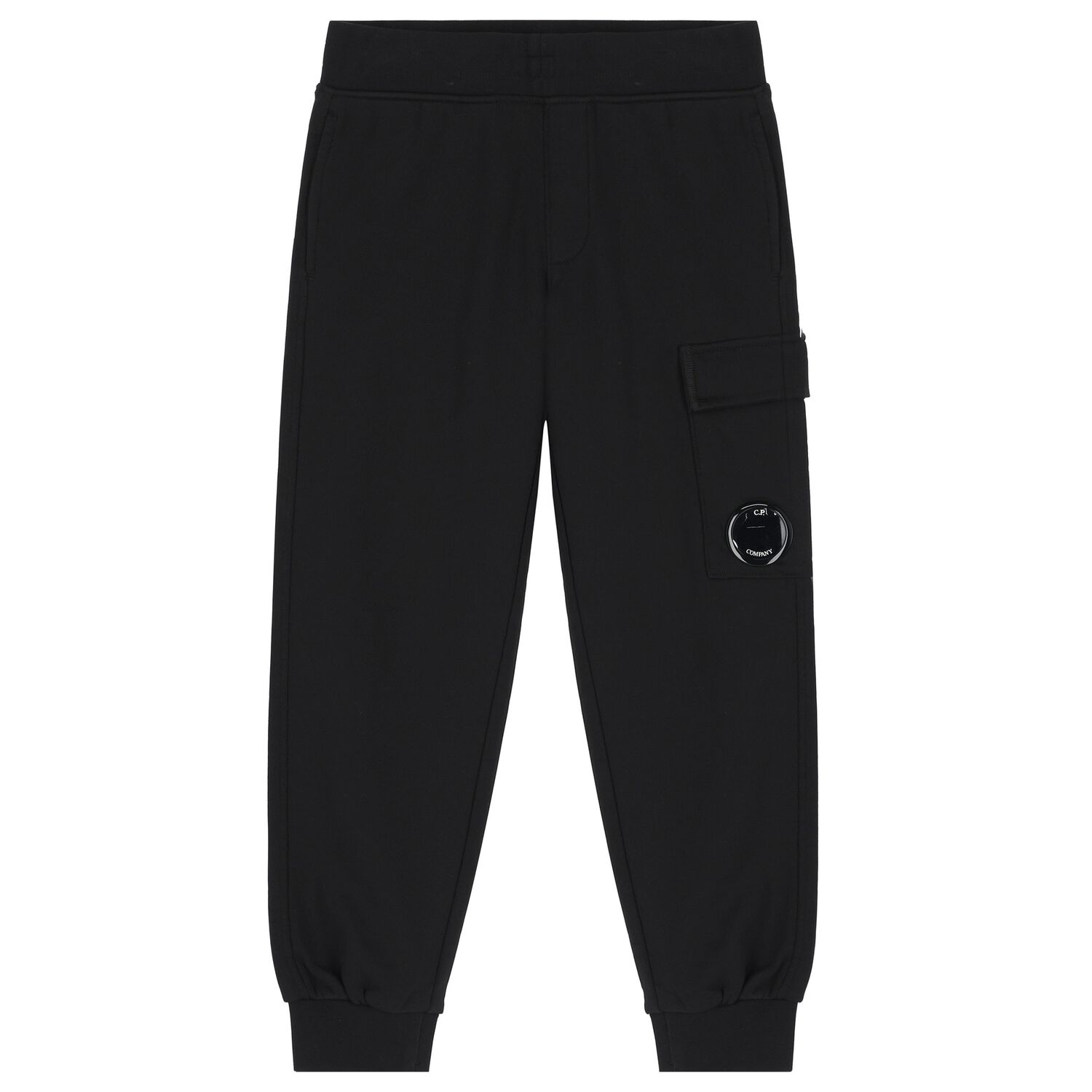 Boys Black Logo Joggers, 1, hi-res