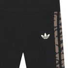 ليجينز بنات بالشعار باللون الاسود , 1, hi-res