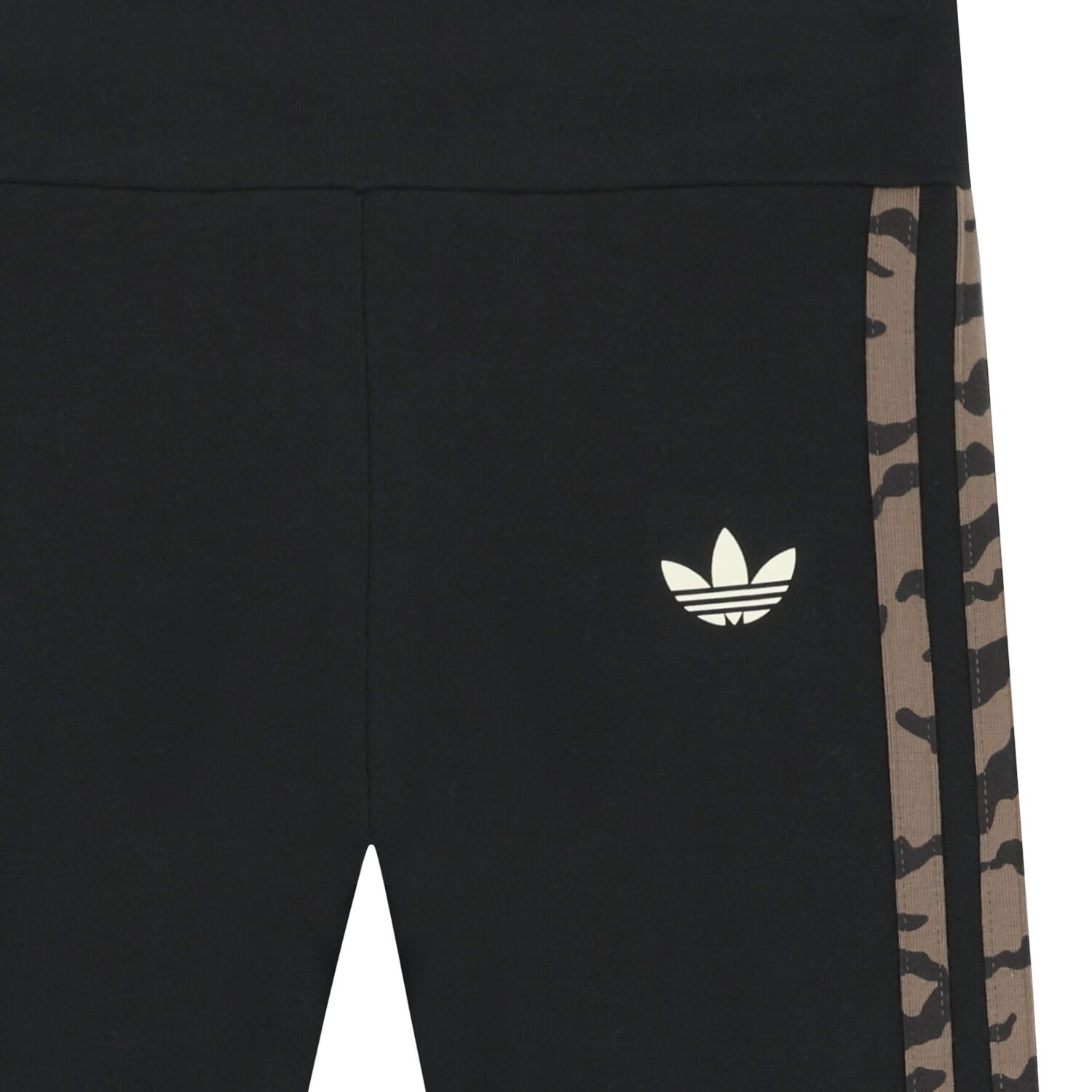 ليجينز بنات بالشعار باللون الاسود , 1, hi-res