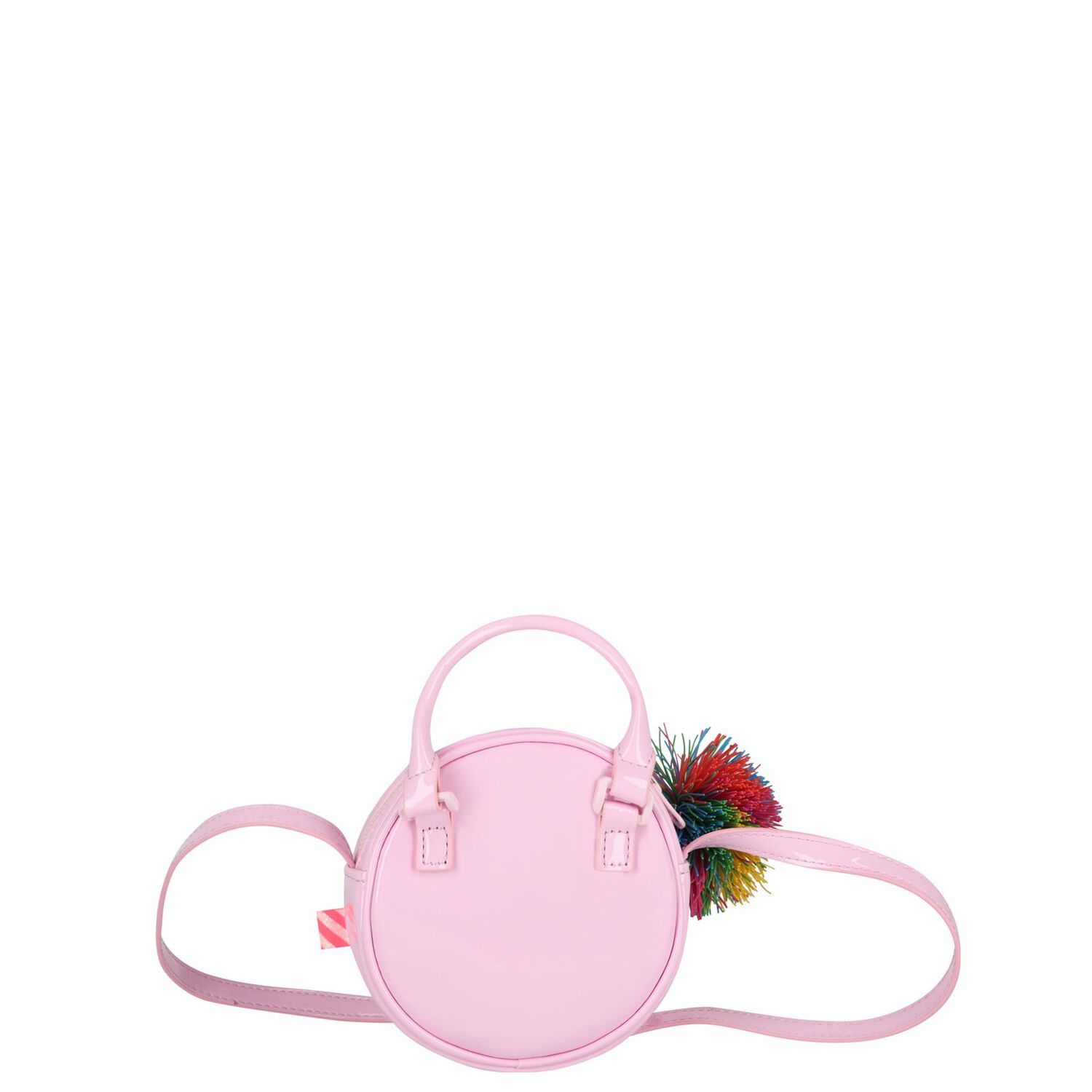 Girls Pink Round Handbag, 1, hi-res