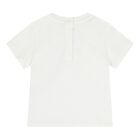 Baby Boys White Logo T-Shirt, 1, hi-res