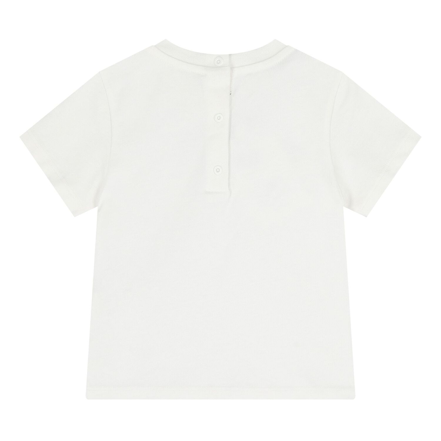 Baby Boys White Logo T-Shirt, 1, hi-res