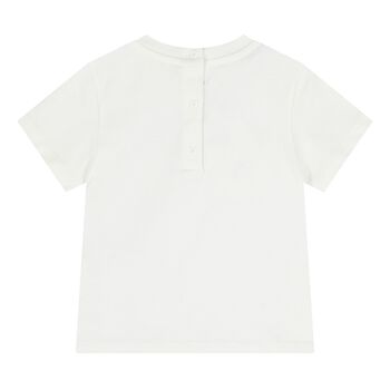 Baby Boys White Logo T-Shirt