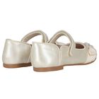 Girls Gold Embellished Shoes, 1, hi-res