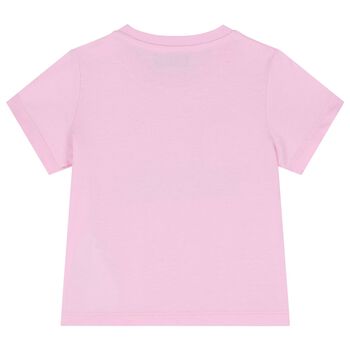 Pink Teddy Bear Logo T-Shirt
