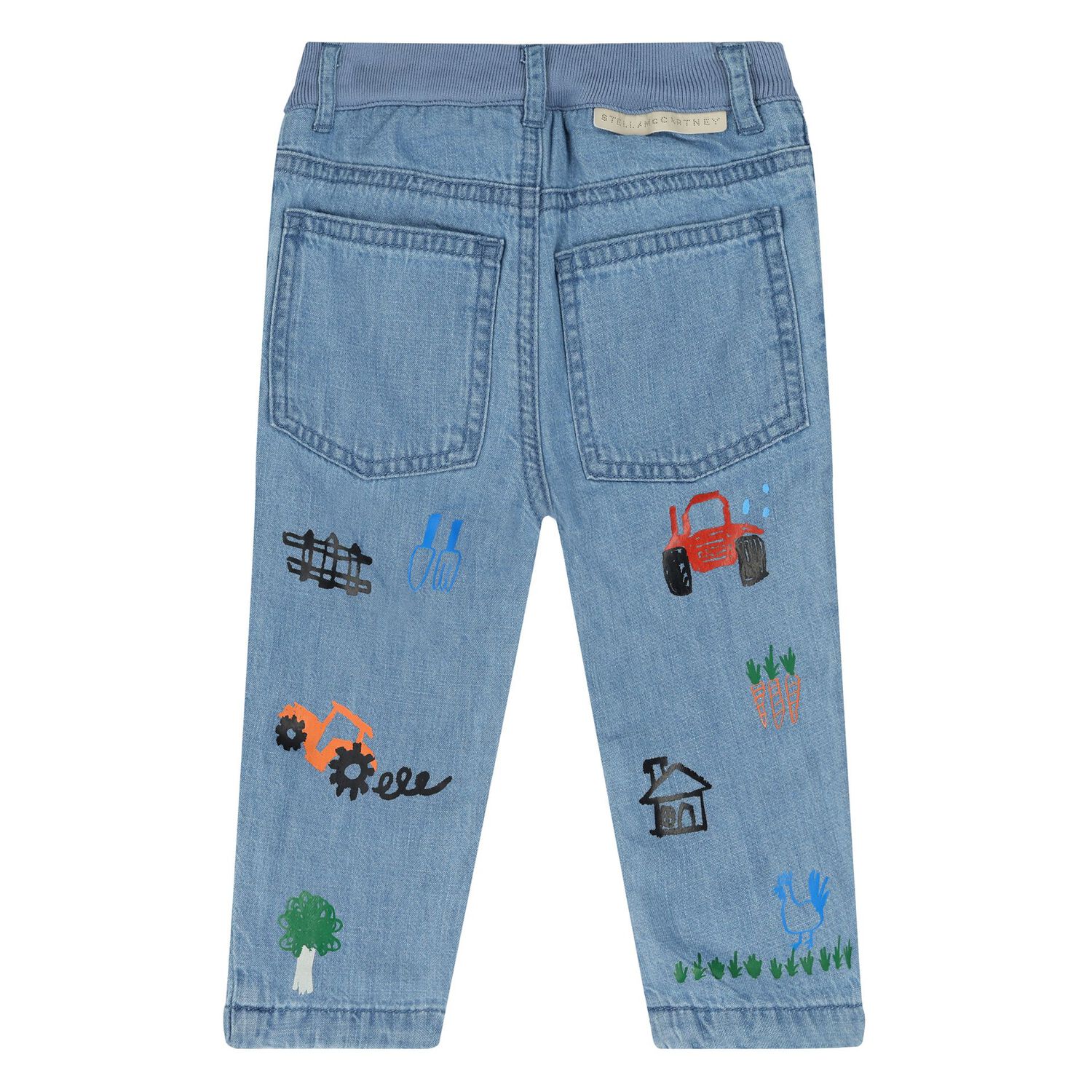 Younger Boys Blue Denim Jeans, 1, hi-res image number null