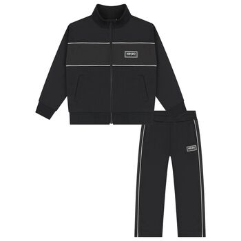Black Logo Tracksuit
