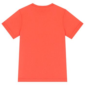Neon Orange Mini-Me Logo T-Shirt