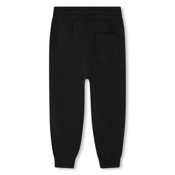 Girls Black Logo Joggers