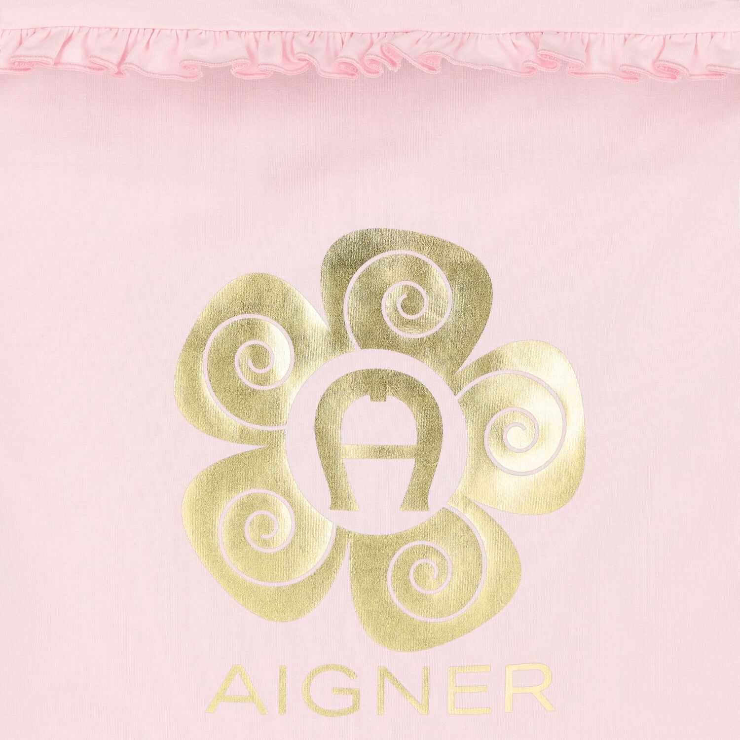 Baby Girls Pink & Gold Logo Nest, 2, hi-res