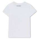 Girls White Paris Street T-Shirt , 1, hi-res