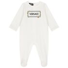 Ivory Logo Babygrow, 1, hi-res