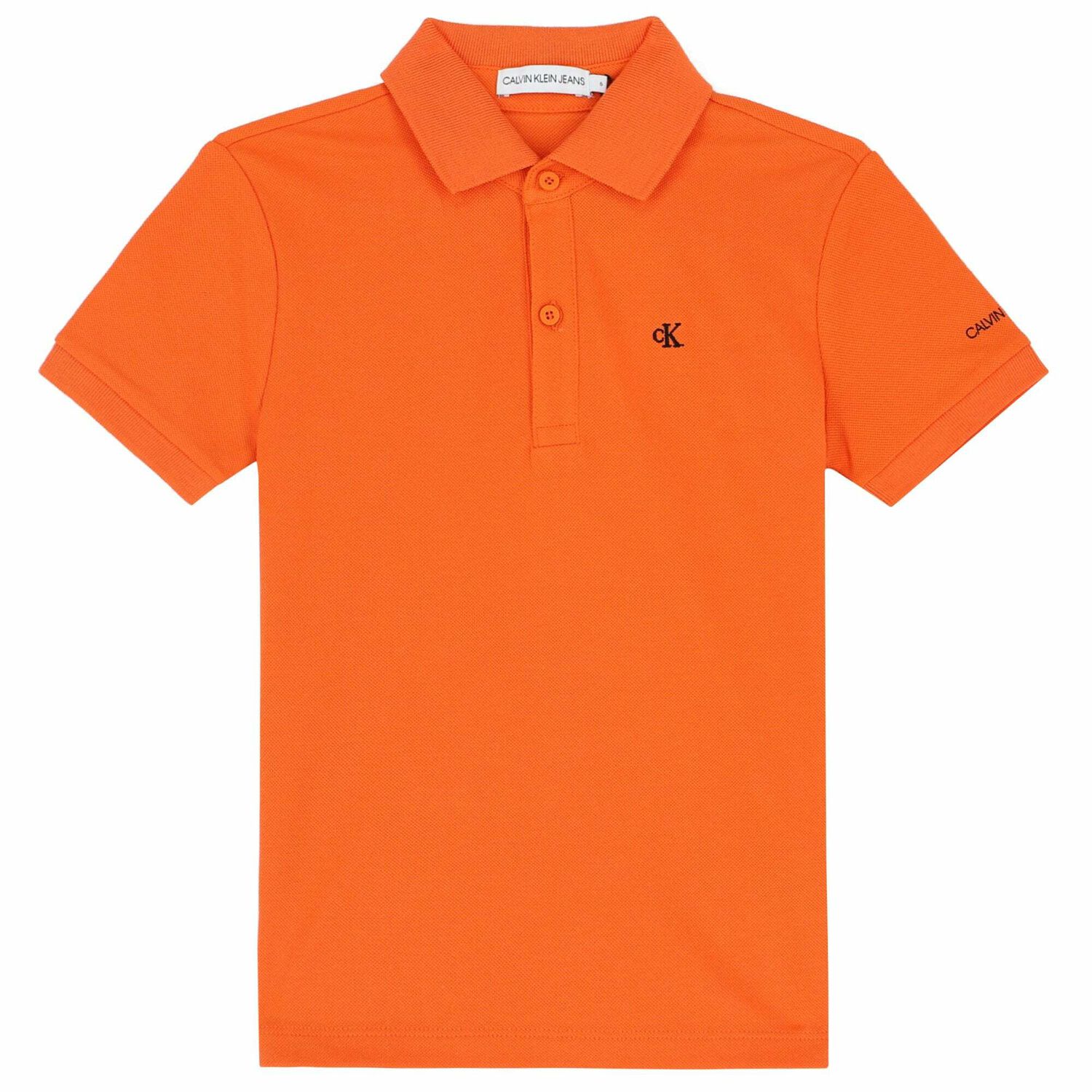 Boys Orange Polo Shirt, 1, hi-res