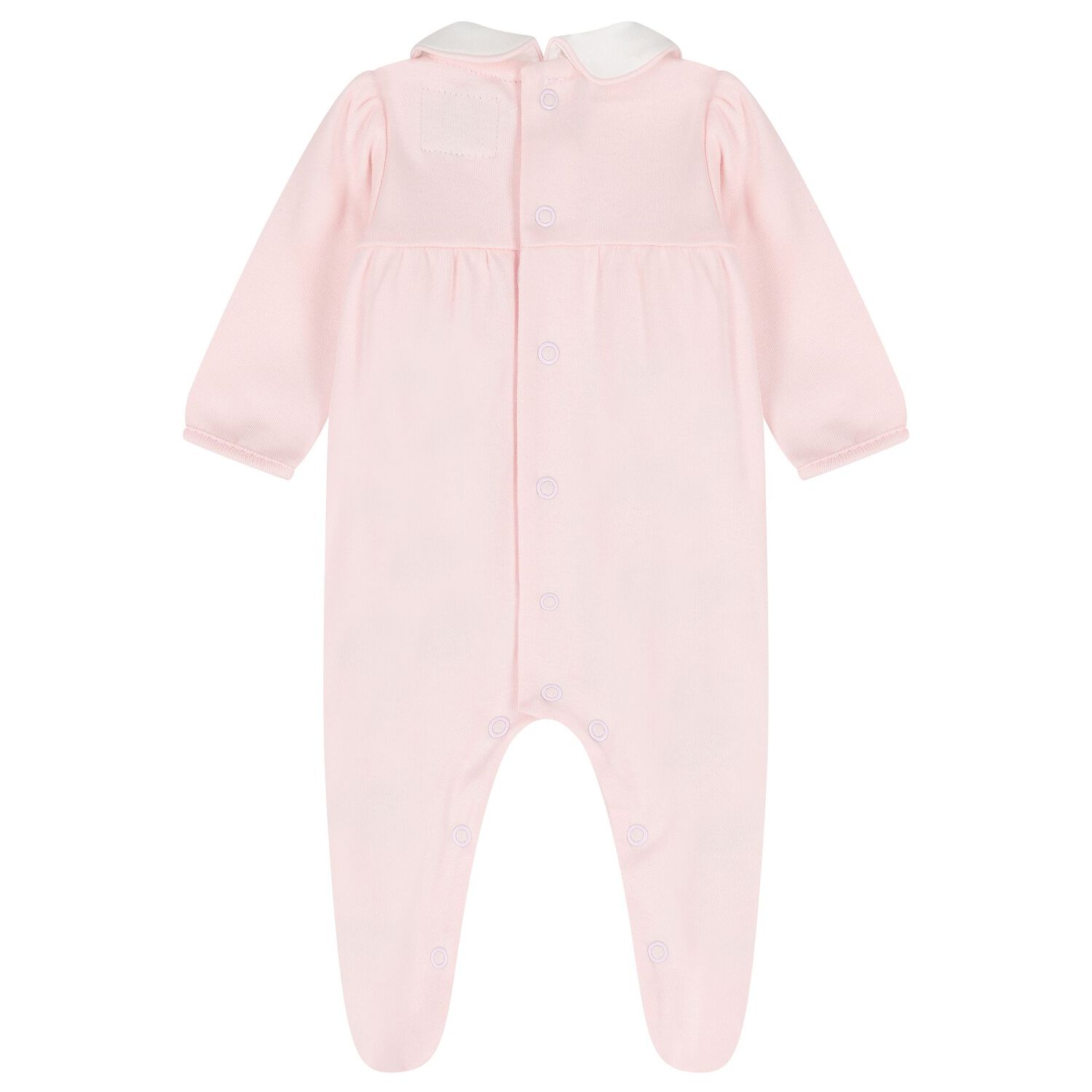 Baby Girls Pink Flower Babygrow Set, 1, hi-res