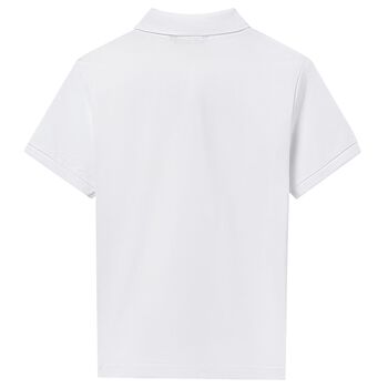 Boys White Polo Shirt