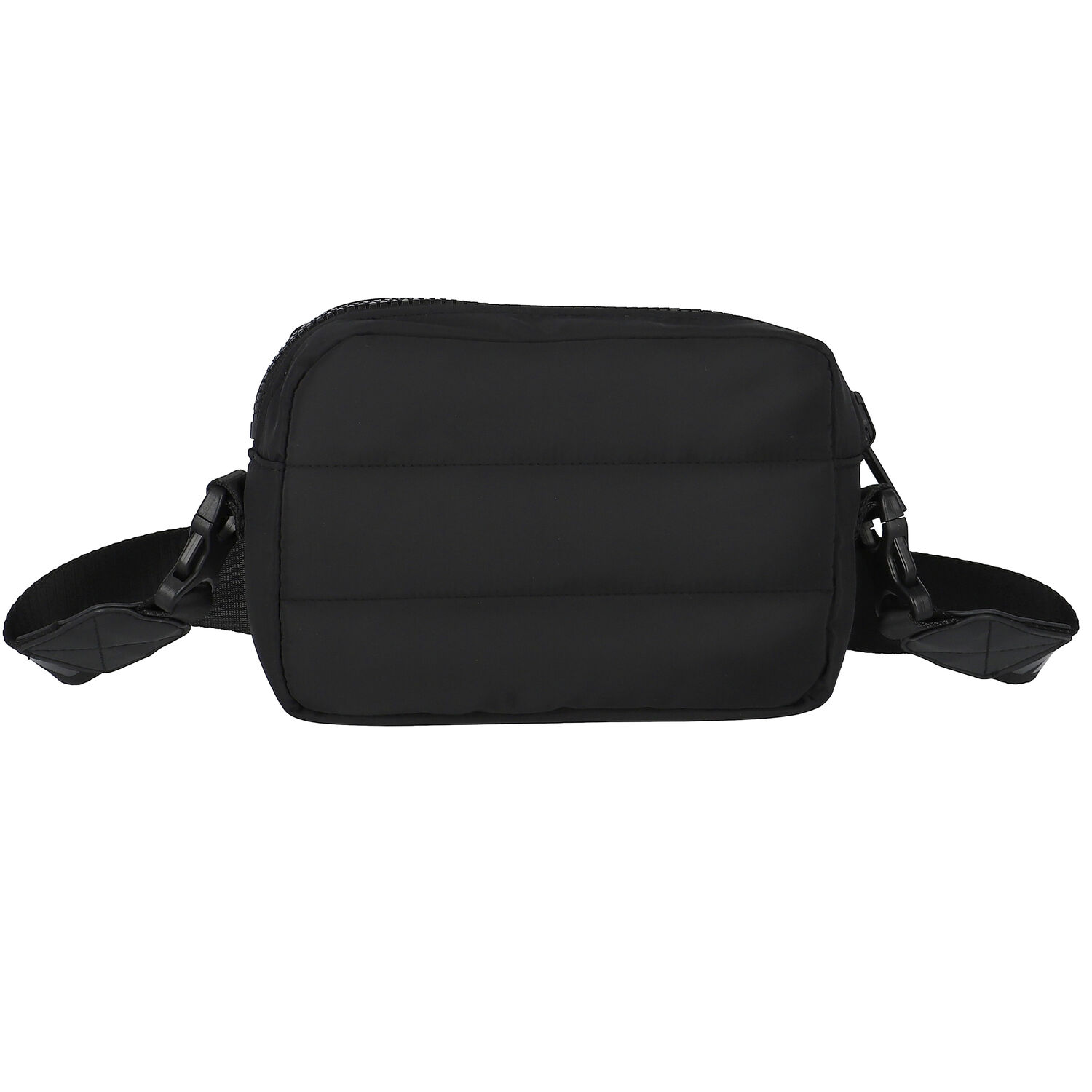 Girls Black & Silver Logo Reversible Handbag, 1, hi-res