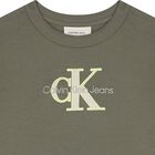 Boys Green Logo T-Shirt, 1, hi-res
