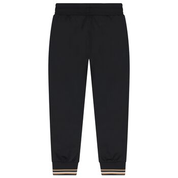Boys Black Joggers