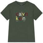 Boys Green Logo T-Shirt, 2, hi-res