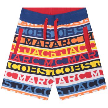 Boys Multi-Colored Logo Shorts